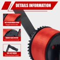 thumbnail image 3 of Manivela Winch TYT 600LB con correa de nailon roja de 6 m, 3 of 8