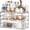1 Base, 3 Drawers with Top, variant on PETGLE Stackable Storage Drawers, Acrylic Bathroom Counter Organizer Clear Makeup Organizers for Vanity, Kitchen Cabinets, Bathroom, Undersink, Home Organization and Storage (2Top 3 Drawers,)