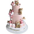 thumbnail image 1 of Zafena 34 decoraciones de pastel de oso con estrellas, decoraci&oacute;n de pastel de perlas para ni&ntilde;os, ni&ntilde;as, baby shower, decoraci&oacute;n de fiesta de cumplea&nt, 1 of 6