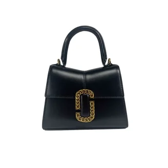 Marc Jacobs Women's The J Marc Mini Shoulder Bag, Black