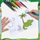 thumbnail image 4 of Libros para colorear Honoson Jungle Safari Animals Kids, 24 unidades, 4 of 7