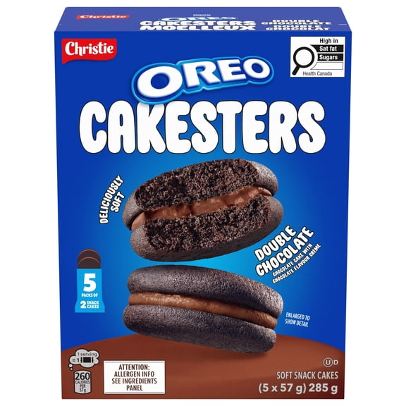 OREO Cakesters Soft Snack Cakes Double Chocolate