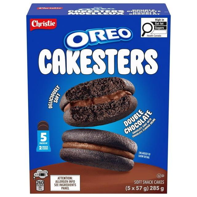 OREO Cakesters Soft Snack Cakes Double Chocolate