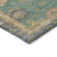 thumbnail image 3 of Addison Rugs Chantille Indoor/Outdoor Traditional Global Teal Machine Washable Rectangle Rug, 8' x 10', 3 of 8