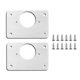 thumbnail image 4 of 10 Uds. Placa de ReparacióN de Bisagras para Armarios, Muebles, Cajones, Paneles de Puerta de Acero Inoxidable, Base de Mesa, Bisagra, Tablero de ReparacióN de Tazas, 4 of 5