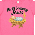 thumbnail image 4 of Inktastic Happy Birthday Jesus Nativity Christmas Boys or Girls Toddler T-Shirt, 4 of 5
