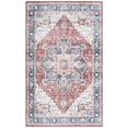 thumbnail image 2 of Safavieh Arizona 3'-0" X 5'-0" Polyester Power Loomed Rug In Rust / Navy, 2 of 13