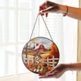 thumbnail image 2 of Thanksgiving Beagle Pilgrim Grateful, Thankful, Blessed Fall Welcome Stained Glass Suncatcher Beagles Dog Lover Gifts Idea Window Hanging Sign Decor - 00021, 2 of 5