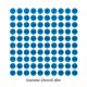 thumbnail image 2 of Calcomanías de números consecutivos Clasificación de uso a largo plazo Almacenamiento de inventario Suministros de organización hechos a mano Calcomanías negro sobre azul tipo 4 Irene Inevent HA059300-19B, 2 of 6