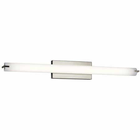 

1 Light Linear Bathroom Light Fiture Approved for Damp Locations with Transitional Inspirations 4.75 inches Tall By 37.25 inches Wide Bailey Street