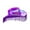 Purple, variant on Prolriy Cowboy Hat Women's Big Brim Cowboy Hat Western Bowler Hat Cowboy Hats for Women Green