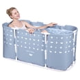thumbnail image 4 of SUSUchens  Collapsible Portable Family Soaking Tub for Adults,45" Large Foldable Bathtub for Shower Stall,Non-inflatable Spa Tub for Hot, Ice Bath,No Installation Required (Grey), 4 of 10