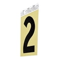 thumbnail image 2 of número 2 de aluminio anodizado 11.5 x 6.5 cm, 2 of 4