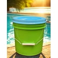 thumbnail image 3 of House Naturals 2 Gallon Food Grade - BPA Free Made in USA Buckets Lime Color pails with Screw On Gasket Lids - 4 Pack, 3 of 8