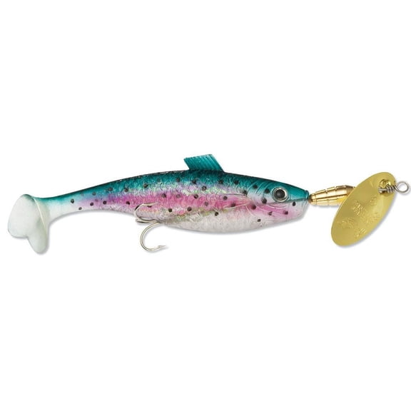 Panther Martin Vivif-Style Spinner Minnow, Size (3/8oz.), 3", Rainbow Trout Gold