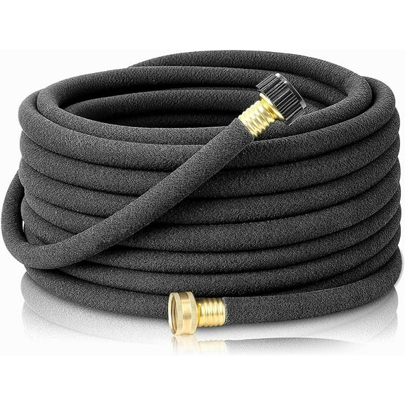 STYDDI Soaker Hose, 1/2" x 25 FT Round Soaker Garden Hose, Heavy Duty Water Seeper Hose Great for Garden Vegetable Beds, Lawn and Plants
