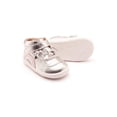 thumbnail image 4 of Old Soles Sun Bright Leather Sneaker, 25, Silver, 4 of 5