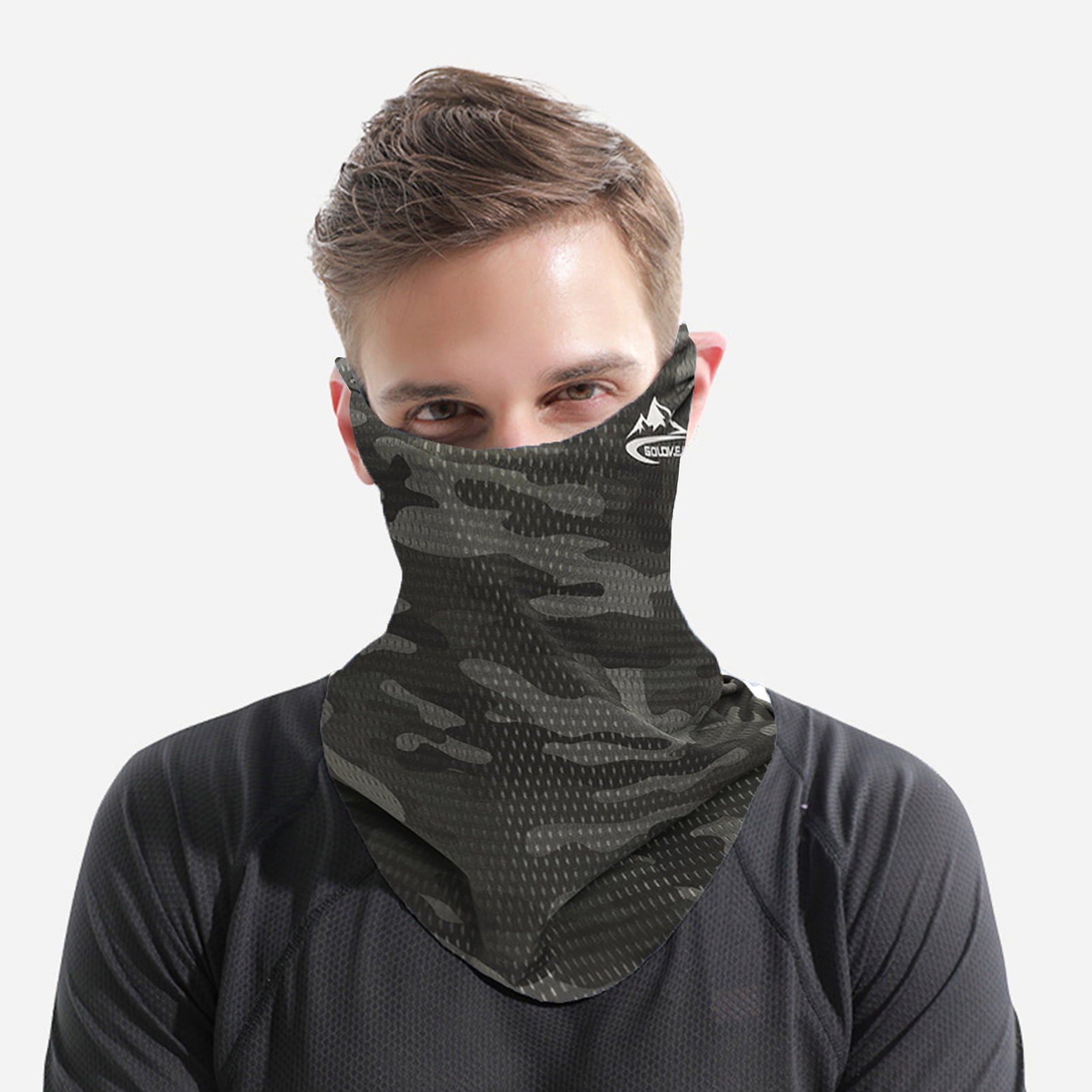 Details about   Cycling Bandana Hiking Neck Gaiter Snood Face Cover Breathable Tube Earloop 