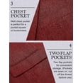 thumbnail image 5 of COOFANDY Men's Linen Blazer Casual Lightweight Two Button Sport Coats Formal Business Suit Jacket Unlined Blazer, 5 of 6