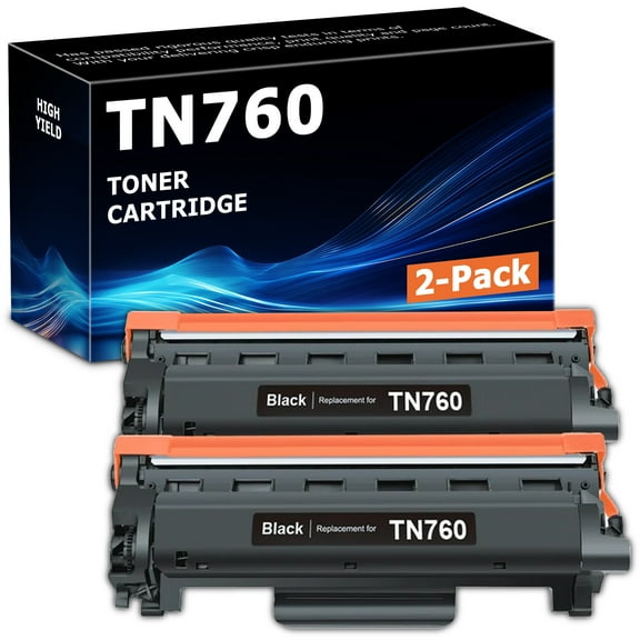 TN760 Toner Cartridge Compatible for Brother TN760 Toner Printer
