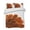 Orange, variant on Quilts Twin Size, Burnt Orange Soft Comforter Bedding Set for Bed, Sparkle Gold Stained Floral Flower Art Lightweight Quilted Bedspread with Pillow Cover(2 Pieces) for All Season, 68x86 Inch