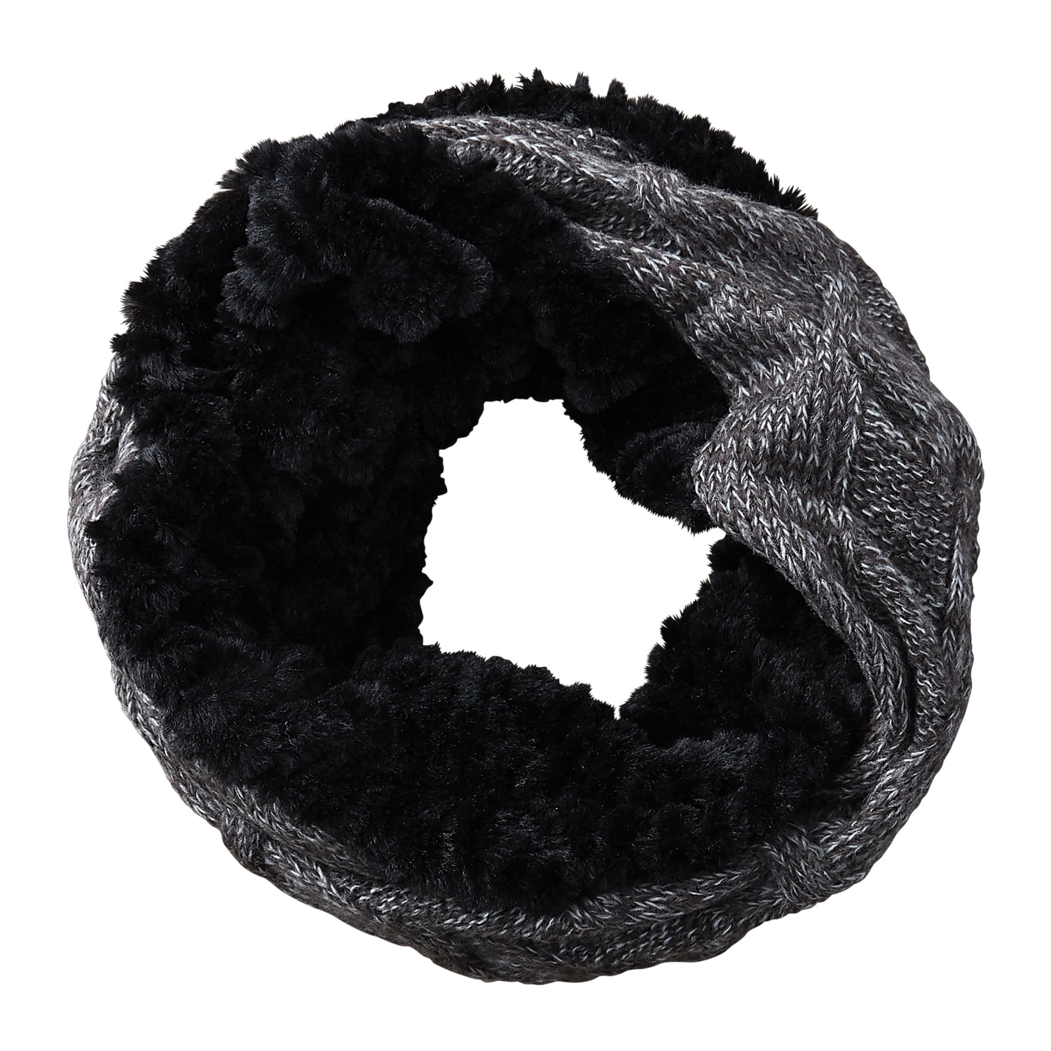 Faux Fur Knit Cowl, 19 x 13, 50% Acrylic; 50% Polyester, Multiple ...
