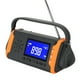 thumbnail image 5 of MD?097 Manivela solar Radio FM WB Dinamo de emergencia para exteriores Cargador meteorológico Luz de flash, 5 of 8