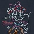 thumbnail image 3 of Disney - Minnie Mouse - Feeling Good with Heart Glasses - Men's Crew Neck Fleece Pullover, 3 of 5