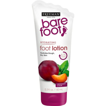 Bare Foot Peppermint + Plum Foot Lotion, 5.3 fl (Best Foot Rub Lotion)