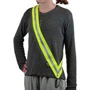 MOONSASH Fitted Reflective Gear for Walking at Night - MINI | School, Biking, Dog… Hi-Vis, Reversible & Comfortable Reflective Sash for Kids | US Patented | Safe & Easy Replacement for Vests!