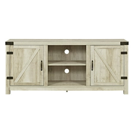 Manor Park Barn Door TV Stand with Side Doors