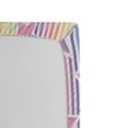 thumbnail image 2 of Ambesonne Abstract Fitted Sheet, Star Rainbow Stripes, Twin XL Size, Yellow Blue, 2 of 2