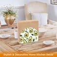 thumbnail image 4 of Ryvnso Acrylic Napkin Holder Table Kitchen Paper Tissue Organization 2 Pack Avocado and Leaf, 4 of 7