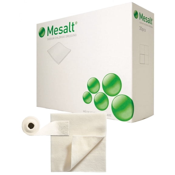 Molnlycke 285580 Mesalt Impregnated Dressing 4 in. x 4 in. (Each)