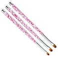 thumbnail image 3 of Paquete de 3 pinceles redondos para uñas Yuyangstore punta puntiaguda pintura manicura 2 piezas, 3 of 8