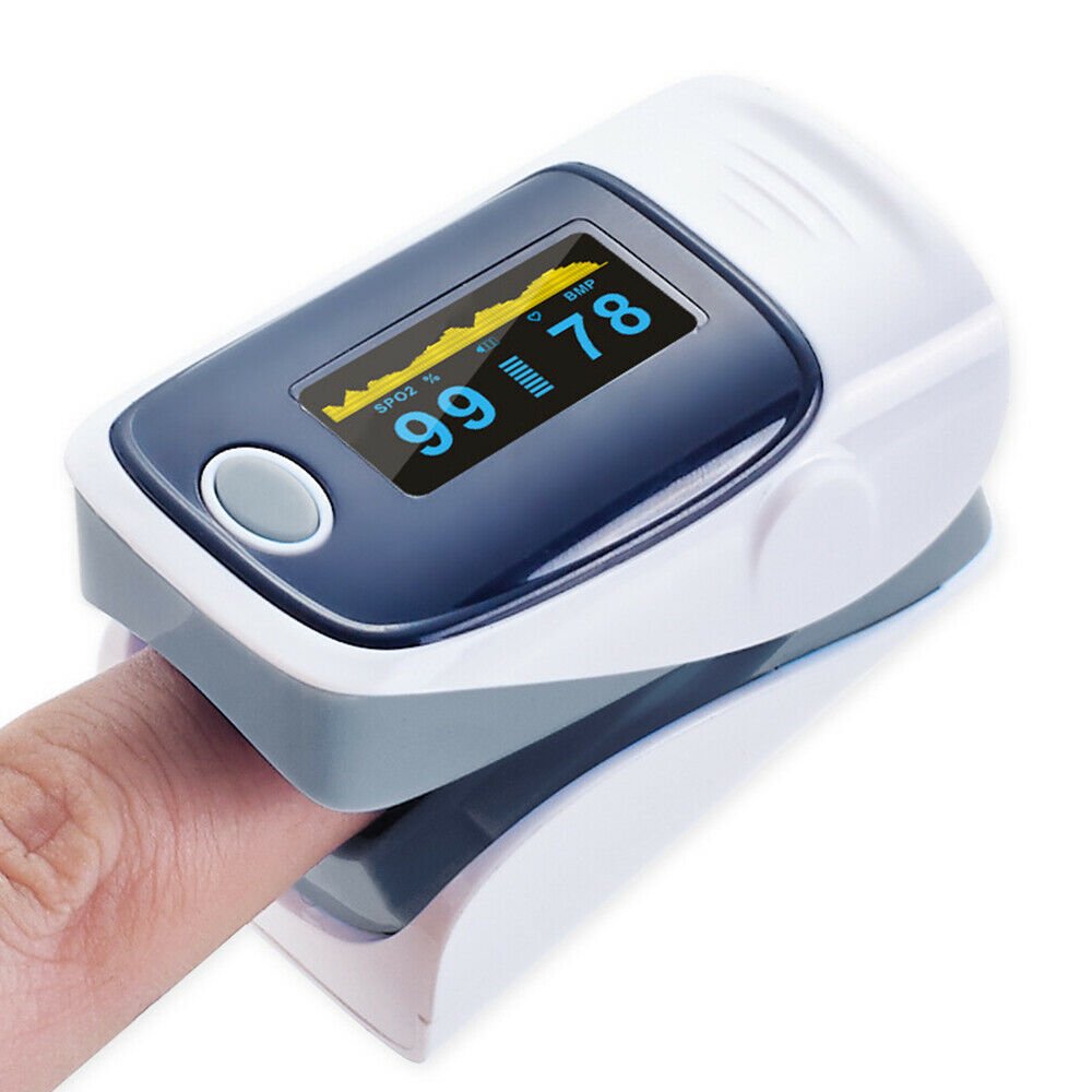 Fingertip Pulse Oximeter Blood Oxygen Meter SpO2 Monitor
