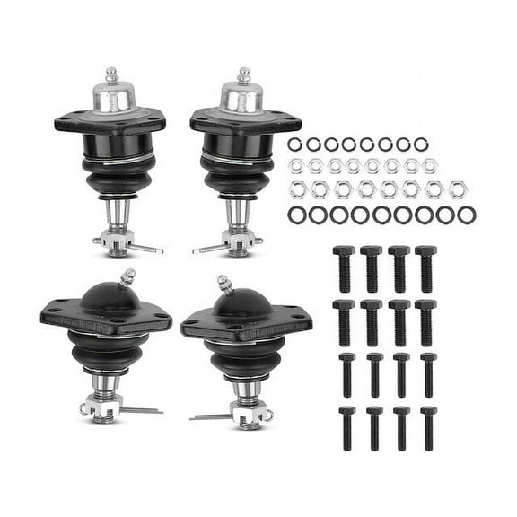 Front Ball Joint Kit 4 - Compatible with 1984 - 1996 Chevy S10 1985 1986 1987 1988 1989 1990 1991 1992 1993 1994 1995