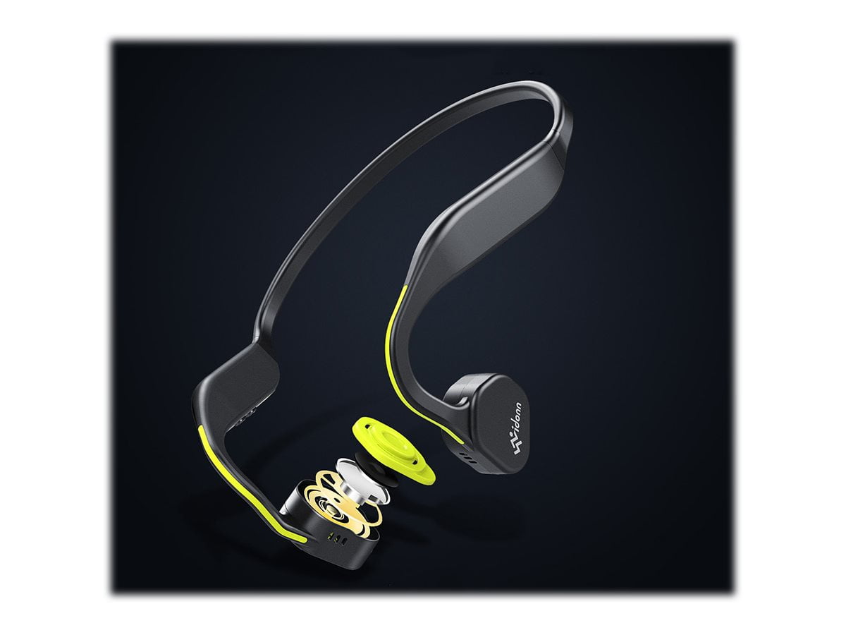 Boek Normaal variabel Vidonn F1 Yellow Wireless Open Ear Bone Conduction Headphones clarity up to  10 meters - Walmart.com