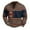 Navy, variant on Men's Retro Casual Ethnic Print Zipper Sweatshirt, Gradient Long Sleeve Pullover for Street Style,Army Green,L