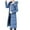 Blue Winter Coats, variant on Juebong Women's Long Winter Puffer Coat Windproof Warm Thicken Quilted Down Jacket Trendy Padded Hooded Parka Outerwear Blue,XXL