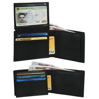 ★ sale ★ leather long wallet Vintage Genuine leather Men Clutch Wallet Credit Card Inner Zip
