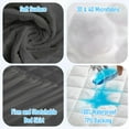 thumbnail image 3 of King Size Waterproof Mattress Pad Protector, Breathable Quilted Mattress Cover Noiseless Waterproof Fitted Sheet Mattress Topper Up to 21" Deep Pocket, 3 of 8