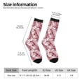 thumbnail image 5 of Yiaed Orchids Flowers Print Great elasticity Crew Socks Sports socks for Men and Women, 5 of 5