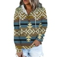 thumbnail image 2 of Tenue d'Hiver Mode Décontractée pour Femmes Blouse à Manches Longues Imprimée Chandail Imprimé Hauts Chandails à Capuchon Femmes Chandails à Capuchon en Liquidation, 2 of 6