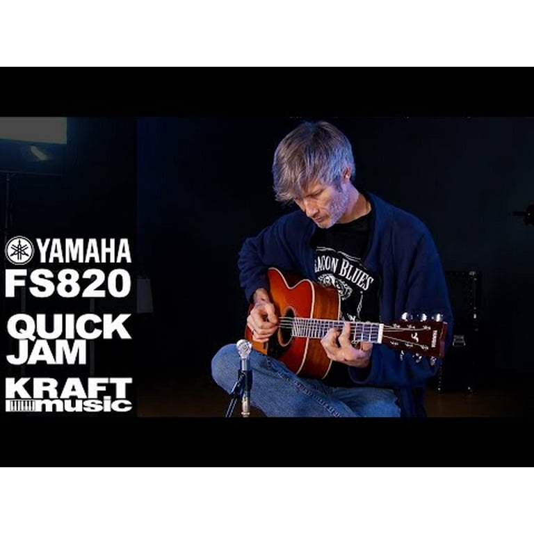Yamaha FS820 Acoustic Guitar (Ruby Red) - Walmart.com
