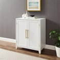 thumbnail image 2 of Crosley Furniture Roarke Stackable Wood Kitchen Pantry Storage Cabinet in White, 2 of 14