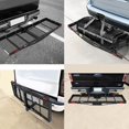 thumbnail image 6 of Pinypikaka 60" X 19" X 6" Hitch Mount Cargo Carrier Basket, Cargo Rack Rear Luggage Basket for Car SUV Camping Traveling, 750 lbs Load Capacity, 6 of 6