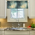 thumbnail image 2 of Yayeee Kitchen Valance Rod Pocket 54" x 18" Living Room Window Curtain, Night Forest Scene, 2 of 6