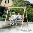 thumbnail image 5 of Ktaxon 5FT White Porch Swing Stand, A-Frame for Outdoor Swing Chairs, 600lb Capacity, Original, 5 of 8