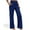 Blue, variant on Yoga Pants for Women Wide Leg Sweatpants Stretch Casual Pants High Waist Workout Leggings with Pockets